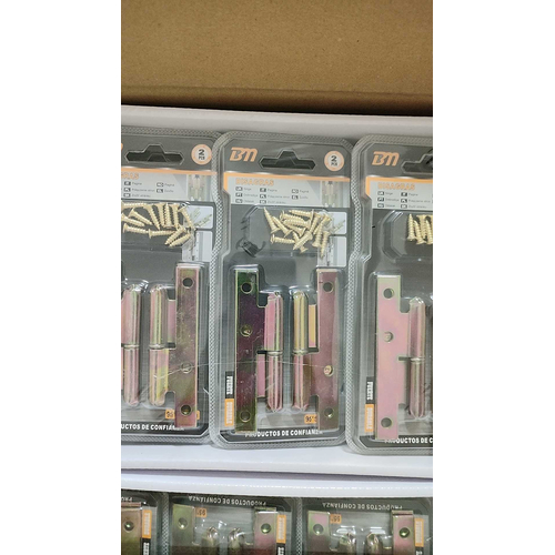Μεντεσές πόρτας - 80*45*2mm - Σετ 12 τεμάχια - 206753