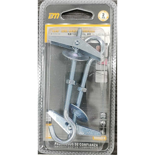 Βύσματα γυψοσανίδας με άγκιστρο - M5*100mm - Σετ 12 πακέτα των 2 τεμαχίων - 206678