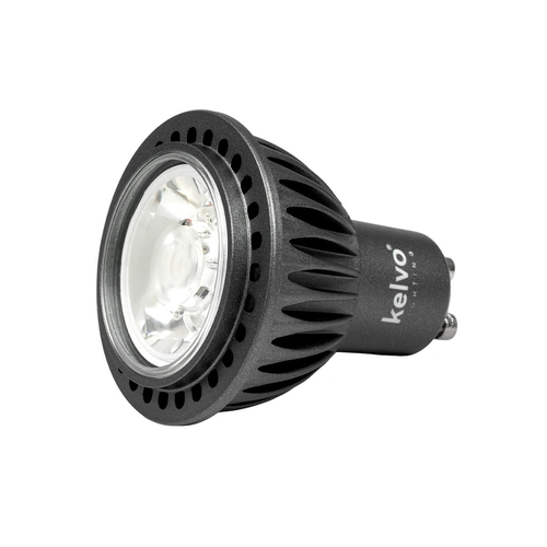 kelvo® KYRON 3° KLV-103-0003 Σποτ GU10 MR16 LED 3W 360lm CRI (Ra) ≥ 90 3° AC 220-240V IP20 Φυσικό Λευκό 4500K Dimmable - CREE XPE Chip - Γκρι Ανθρακί Ματ - Μ5 x Π5 x Υ6cm - 3 Χρόνια Εγγύηση