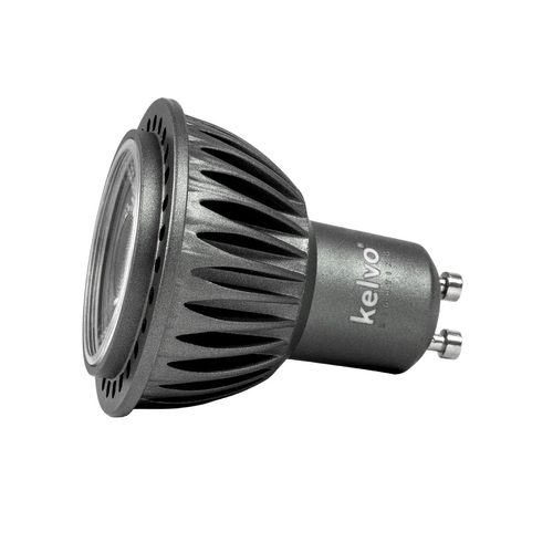 kelvo® KYRON 10° KLV-103-0005 Σποτ GU10 MR16 LED 7W 700lm CRI (Ra) ≥ 90 10° AC 220-240V IP20 Ultra Θερμό Λευκό 1800K Dimmable - CREE CXA Chip - Γκρι Ανθρακί Ματ - Μ5 x Π5 x Υ6cm - 3 Χρόνια Εγγύηση
