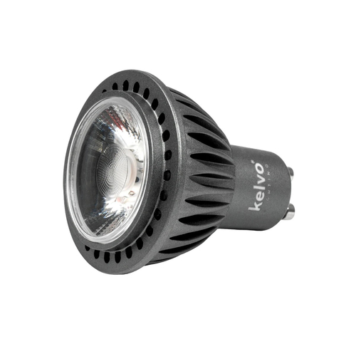 kelvo® KYRON 10° KLV-103-0006 Σποτ GU10 MR16 LED 7W 770lm CRI (Ra) ≥ 90 10° AC 220-240V IP20 Θερμό Λευκό 2700K Dimmable - CREE CXA Chip - Γκρι Ανθρακί Ματ - Μ5 x Π5 x Υ6cm - 3 Χρόνια Εγγύηση