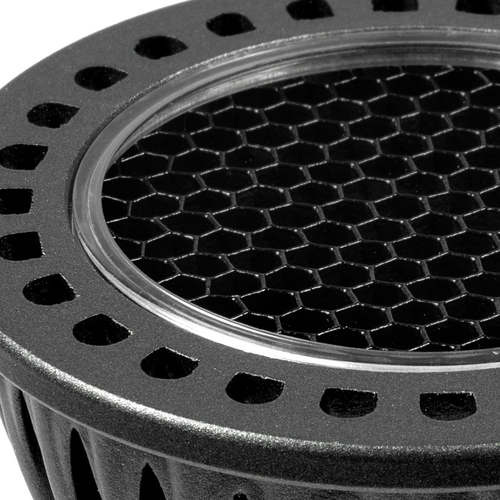 kelvo® KYRON DARK 36° KLV-103-0010 Σποτ GU10 MR16 με Honeycomb Anti-Glare Reflector LED 7W 840lm CRI (Ra) ≥ 90 36° AC 220-240V IP20 Φυσικό Λευκό 4500K Dimmable - Bridgelux COB Chip - Γκρι Ανθρακί & Μαύρο Ματ - Μ5 x Π5 x Υ5.7cm - 3 Χρόνια Εγγύηση