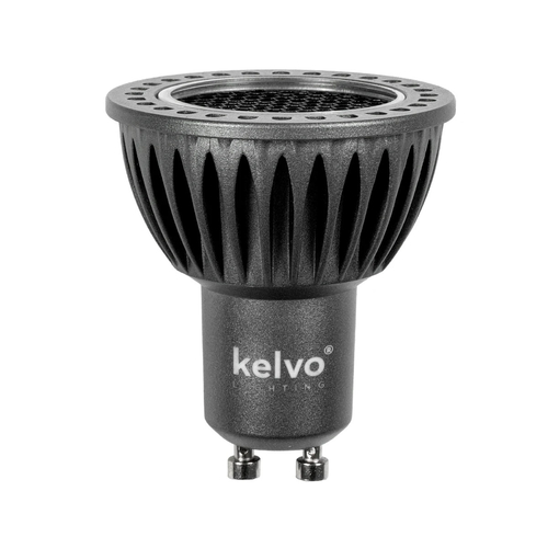kelvo® KYRON DARK 60° KLV-103-0011 Σποτ GU10 MR16 με Honeycomb Anti-Glare Reflector LED 7W 840lm CRI (Ra) ≥ 90 60° AC 220-240V IP20 Φυσικό Λευκό 4500K Dimmable - Bridgelux COB Chip - Γκρι Ανθρακί & Μαύρο Ματ - Μ5 x Π5 x Υ5.7cm - 3 Χρόνια Εγγύηση