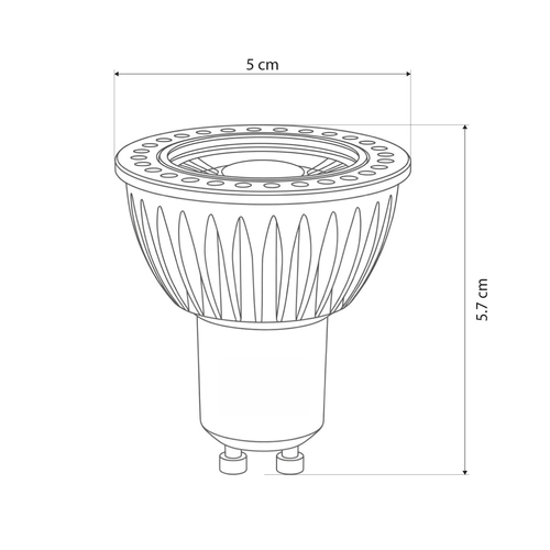 kelvo® KYRON DTW 15° KLV-103-0012 Σποτ GU10 MR16 LED 7W 770lm CRI (Ra) ≥ 90 15° AC 220-240V IP20 Θερμό Λευκό Dimmable με λειτουργία Dim-to-Warm 3000K→1800K - Bridgelux COB Chip - Γκρι Ανθρακί Ματ - Μ5 x Π5 x Υ5.7cm - 3 Χρόνια Εγγύηση