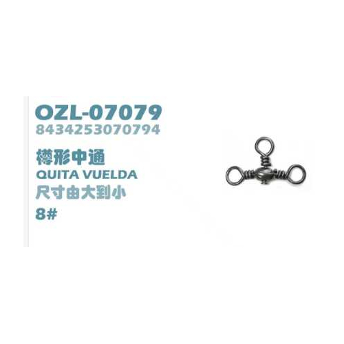 Στριφτάρι σταυρός - No.8 - 10pcs - 832600