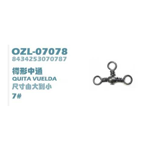 Στριφτάρι σταυρός - No.7 - 9pcs - 832599