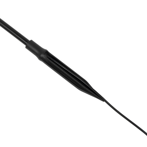 GLOBOSTAR® REED GLB-103-0006 Φωτιστικό Κολωνάκι Κήπου με Καρφωτή Βάση LED 2W 180lm 360° DC 24V Αδιάβροχο IP65 Θερμό Λευκό 2700K - Sanan SMD Chip - Μαύρο Ματ - Μ2 x Π2 x Υ100cm - 3 Χρόνια Εγγύηση