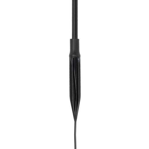 GLOBOSTAR® REED GLB-103-0007 Φωτιστικό Κολωνάκι Κήπου με Καρφωτή Βάση LED 2W 180lm 360° DC 24V Αδιάβροχο IP65 Θερμό Λευκό 2700K - Sanan SMD Chip - Μαύρο Ματ - Μ2 x Π2 x Υ80cm - 3 Χρόνια Εγγύηση