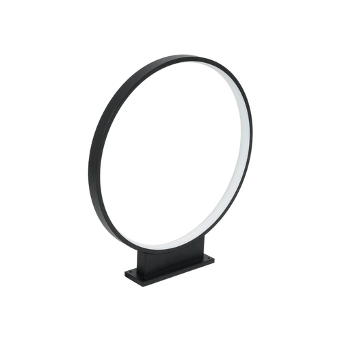 GLOBOSTAR® LUNEA GLB-103-0009 Φωτιστικό Κολωνάκι Κήπου LED 15W 1350lm 120° AC 220-240V Αδιάβροχο IP65 Θερμό Λευκό 2700K - Sanan SMD Chip - Μαύρο Ματ - Μ45 x Π7 x Υ50cm - 3 Χρόνια Εγγύηση