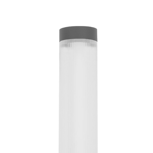 GLOBOSTAR® AXOR GLB-103-0015 Φωτιστικό Urban Πλατείας/Πάρκου LED 50W 4500lm 360° AC 220-240V Αδιάβροχο IP65 Θερμό Λευκό 2700K - Sanan SMD Chip - Γκρι Ανθρακί Ματ - Μ20 x Π20 x Υ300cm - 3 Χρόνια Εγγύηση