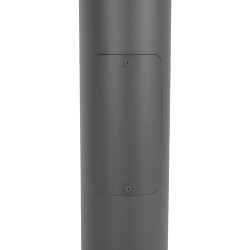 GLOBOSTAR® AXOR GLB-103-0015 Φωτιστικό Urban Πλατείας/Πάρκου LED 50W 4500lm 360° AC 220-240V Αδιάβροχο IP65 Θερμό Λευκό 2700K - Sanan SMD Chip - Γκρι Ανθρακί Ματ - Μ20 x Π20 x Υ300cm - 3 Χρόνια Εγγύηση