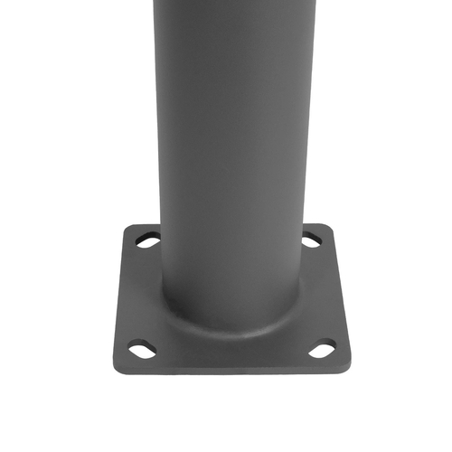 GLOBOSTAR® AXOR GLB-103-0015 Φωτιστικό Urban Πλατείας/Πάρκου LED 50W 4500lm 360° AC 220-240V Αδιάβροχο IP65 Θερμό Λευκό 2700K - Sanan SMD Chip - Γκρι Ανθρακί Ματ - Μ20 x Π20 x Υ300cm - 3 Χρόνια Εγγύηση