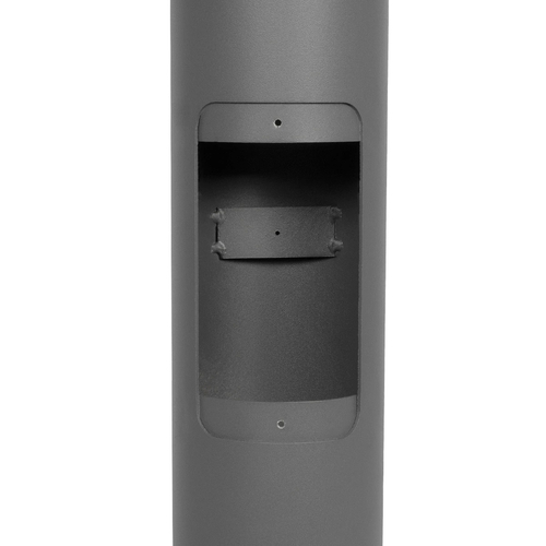 GLOBOSTAR® AXOR GLB-103-0015 Φωτιστικό Urban Πλατείας/Πάρκου LED 50W 4500lm 360° AC 220-240V Αδιάβροχο IP65 Θερμό Λευκό 2700K - Sanan SMD Chip - Γκρι Ανθρακί Ματ - Μ20 x Π20 x Υ300cm - 3 Χρόνια Εγγύηση