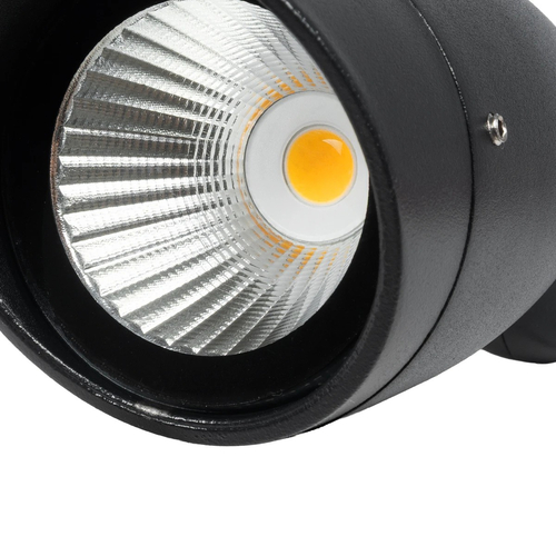 GLOBOSTAR® TRABI GLB-103-0028 Φωτιστικό Σποτ για Φυτά - Δέντρα με Βάση Κήπου / Καρφωτό LED 12W 1080lm 24° DC 24V Αδιάβροχο IP65 Θερμό Λευκό 2700K - Sanan SMD Chip - Μαύρο Ματ - Μ6.5 x Π6.5 x Υ18.5cm - 3 Χρόνια Εγγύηση