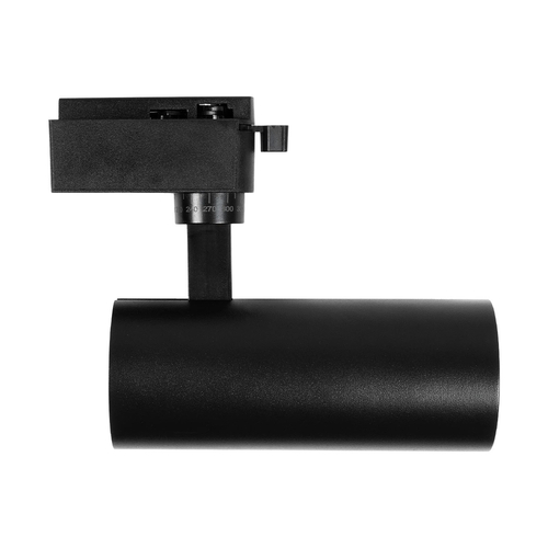 GLOBOSTAR® LUGANO 60810 Μονοφασικό Σποτ Ράγας LED 20W 2500lm 36° AC 220-240V IP20 Φυσικό Λευκό 4500K - Bridgelux COB Chip & TÜV SÜD Driver - Eurotrack 1PH - Μαύρο Ματ - Μ8.5 x Π6.5 x Υ20.5cm - 5 Χρόνια Εγγύηση