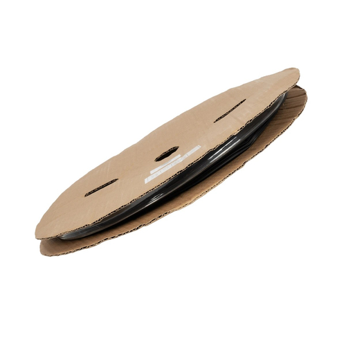 GLOBOSTAR® SHRINKTUBE 79817 Θερμοσυστελλόμενο Μακαρόνι Στεγανοποίησης για Neon Flex LED Αδιάβροχο IP65 - Μαύρο Ματ - Μ100 x Π0.8 x Υ0.8cm/Π1 x Υ1cm