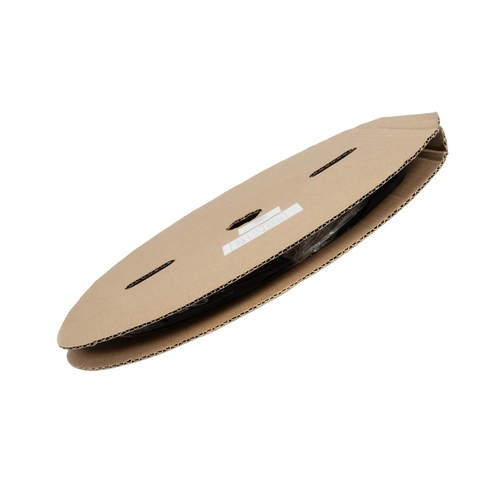 GLOBOSTAR® SHRINKTUBE 79819 Θερμοσυστελλόμενο Μακαρόνι Στεγανοποίησης για Neon Flex LED Αδιάβροχο IP65 - Μαύρο Ματ - Μ100 x Π1.2 x Υ1.2cm/Π1 x Υ1cm