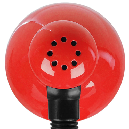 GLOBOSTAR® STUDENT GLB-102-0012 Μοντέρνο Επιτραπέζιο Φωτιστικό Πορτατίφ με Ντουί 1 x E27 AC 220-240V IP20 - Κόκκινο & Μαύρο - Μ14 x Π14 x Υ32cm