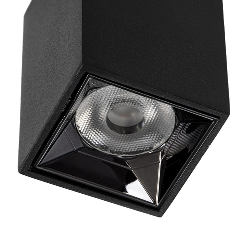 kelvo® LUMINAR KLV-101-0323 Φωτιστικό Downlight Σποτ LED 3W 405lm 36° AC 220-240V IP20 Θερμό Λευκό 2700K - Osram SMD Chip & TÜV SÜD Driver - Μαύρο Ματ - Μ4.2 x Π4.2 x Υ6.6cm - 5 Χρόνια Εγγύηση