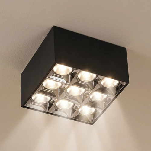 kelvo® LUMINAR KLV-101-0341 Φωτιστικό Downlight Σποτ LED 30W 4200lm 36° AC 220-240V IP20 Φυσικό Λευκό 4500K - Osram SMD Chip & TÜV SÜD Driver - Μαύρο Ματ - Μ12 x Π12 x Υ6.6cm - 5 Χρόνια Εγγύηση