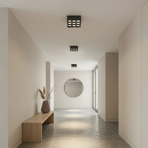kelvo® LUMINAR KLV-101-0341 Φωτιστικό Downlight Σποτ LED 30W 4200lm 36° AC 220-240V IP20 Φυσικό Λευκό 4500K - Osram SMD Chip & TÜV SÜD Driver - Μαύρο Ματ - Μ12 x Π12 x Υ6.6cm - 5 Χρόνια Εγγύηση