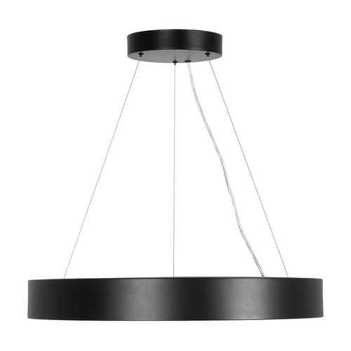 kelvo® RA KLV-101-0365 Κρεμαστό Φωτιστικό Οροφής LED 67W 6700lm 120° AC 220-240V IP20 Ρυθμιζόμενο Λευκό CCT με Χειριστήριο από 2700K έως 6000K Dimmable - Lumileds SMD Chip - Μαύρο Ματ - Μ60 x Π60 x Υ8cm - 3 Χρόνια Εγγύηση