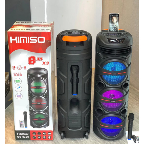 Φορητό ηχείο subwoofer με μικρόφωνο Karaoke - QS-8208 - KMS - 260714