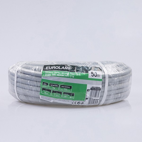 ΣΩΛΗΝΑΣ ΣΠΙΡΑΛ ΜΕΣΑΙΟΥ ΤΥΠΟΥ 750N Φ16 RAL 7035