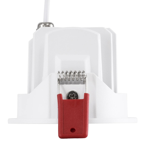 kelvo® LEO KLV-101-0312 Χωνευτό Κινούμενο Φωτιστικό Downlight Σποτ με Honeycomb Anti-Glare Reflector LED 10W 1250lm 38° AC 220-240V IP20 Θερμό Λευκό 2700K - Bridgelux COB Chip & TÜV SÜD Driver - Λευκό & Μαύρο Ματ - Μ8.5 x Π8.5 x Υ6.6cm / Q7.5cm - 5 Χρόνια Εγγύηση