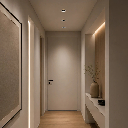 kelvo® LEO KLV-101-0312 Χωνευτό Κινούμενο Φωτιστικό Downlight Σποτ με Honeycomb Anti-Glare Reflector LED 10W 1250lm 38° AC 220-240V IP20 Θερμό Λευκό 2700K - Bridgelux COB Chip & TÜV SÜD Driver - Λευκό & Μαύρο Ματ - Μ8.5 x Π8.5 x Υ6.6cm / Q7.5cm - 5 Χρόνια Εγγύηση