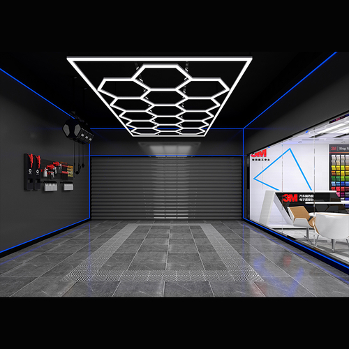 LineaForm - Διακοσμητικό LED Φωτιστικό Πάνελ Οροφής Πολυγωνικού Σχεδιασμού με Εσωτερικά Μοτίβα - 552W 110-240V - Μ484.0 x Π243.3 x Υ2cm - Ψυχρό Λευκό 6500K