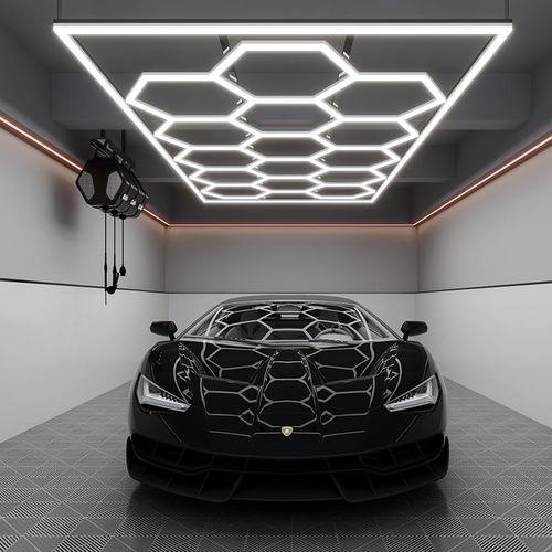 LineaForm - Διακοσμητικό LED Φωτιστικό Πάνελ Οροφής Πολυγωνικού Σχεδιασμού με Εσωτερικά Μοτίβα - 552W 110-240V - Μ484.0 x Π243.3 x Υ2cm - Ψυχρό Λευκό 6500K