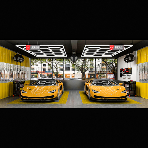 ModuShine - Διακοσμητικό LED Φωτιστικό Πάνελ Οροφής Πολυγωνικού Σχεδιασμού με Εσωτερικά Μοτίβα - 576W 110-240V - Μ478.0 x Π302.5 x Υ2cm - Ψυχρό Λευκό 6500K