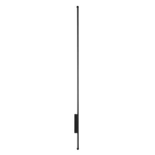 VenCore Linear Wide 6093-20004 - Μοντέρνο Επιτοίχιο Δίφωτο LED 18W Μαύρο Αλουμίνιο 120CM με Ρυθμιζόμενο CCT Λευκό - Ημέρας - Θερμό - Χειρισμός CCT μέσω Διακόπτη On-Off