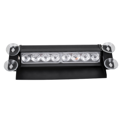VenCore 6855-10012 - Μπάρα LED για Παρμπρίζ Αυτοκινήτου με Βεντούζες και Φωτισμό Έκτακτης Ανάγκης Μονού Χρώματος Πορτοκαλί 12V