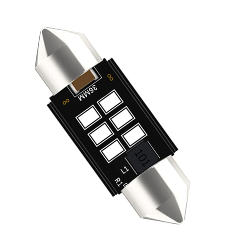 VenCore 3216-10143 - C5W Festoon CanBus Gen4 36mm - Λάμπα LED Σωληνωτή για Βάση C5W 36mm Festoon CanBus Gen4 6 SMD 3020 2W 290 Lumen 8-48 Volt Πράσινο