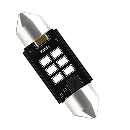 VenCore 3216-10151 - C5W Festoon CanBus Gen4 39mm - Λάμπα LED Σωληνωτή για Βάση C5W 39mm Festoon CanBus Gen4 6 SMD 3020 2W 290 Lumen 8-48 Volt Πράσινο