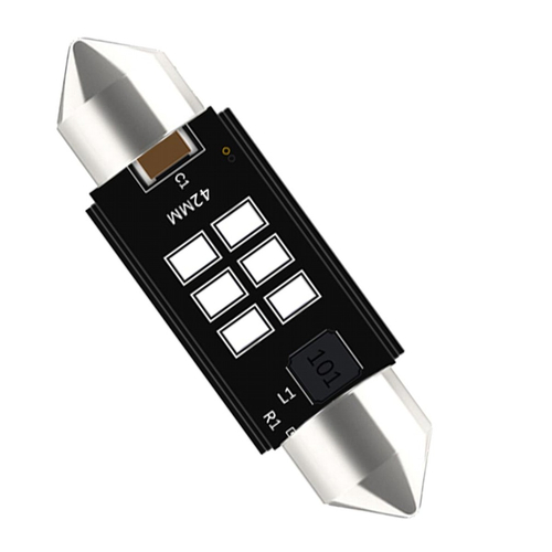 VenCore 3216-10161 - C5W Festoon CanBus Gen4 42mm - Λάμπα LED Σωληνωτή για Βάση C5W 42mm Festoon CanBus Gen4 6 SMD 3020 2W 290 Lumen 8-48 Volt Μπλε
