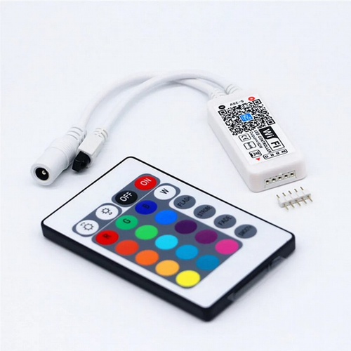 VenCore 6613-10005 - WiFi 2.4G RGBW Controller 12-24V 144-288W with RF Remote - Ασύρματο WiFi 2.4G Controller RGBW με RF Χειριστήριο 12 Volt 144 Watt & 24 Volt 288 Watt Μέγιστο Φορτίο