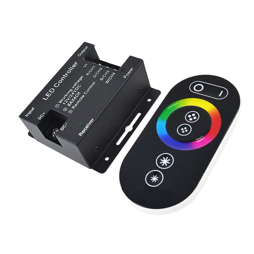 VenCore 6613-10009 - RGBW Controller 12-24V 216-432W with RF Remote - Ασύρματο Controller RGBW με RF Χειριστήριο 12 Volt 216 Watt & 24 Volt 432 Watt Μέγιστο Φορτίο