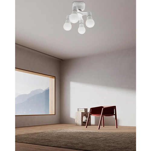 VenCore 6373-10015 - 4xE27 Bulb Adaptor 4x60W Max - Αντάπτορας - Μετατροπέας από 1xE27 σε 4xE27 Ντουί 0 έως 230 Volt Μέγιστη Θερμοκρασία έως 160C & 4x60 Watt Μέγιστο Φορτίο