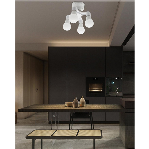 VenCore 6373-10015 - 4xE27 Bulb Adaptor 4x60W Max - Αντάπτορας - Μετατροπέας από 1xE27 σε 4xE27 Ντουί 0 έως 230 Volt Μέγιστη Θερμοκρασία έως 160C & 4x60 Watt Μέγιστο Φορτίο