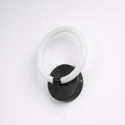 VenCore Velora Black 6093-20049 - Μοντέρνο Επιτοίχιο Φωτιστικό Απλίκα LED 12W Μαύρο Αλουμίνιο με Ρυθμιζόμενο CCT Λευκό - Ημέρας - Θερμό - Χειρισμός CCT μέσω Διακόπτη On-Off