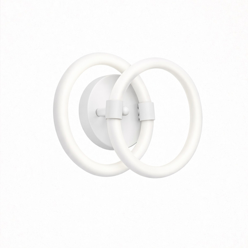 VenCore Vireon White 6093-20058 - Μοντέρνο Επιτοίχιο Φωτιστικό Απλίκα LED 12W Λευκό Αλουμίνιο με Ρυθμιζόμενο CCT Λευκό - Ημέρας - Θερμό - Χειρισμός CCT μέσω Διακόπτη On-Off