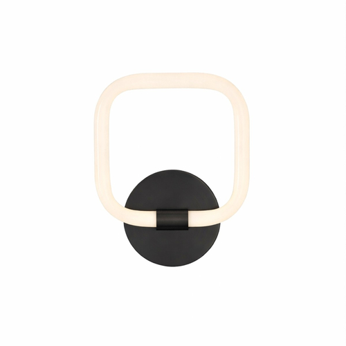 VenCore Seren Black 6093-20061 - Μοντέρνο Επιτοίχιο Φωτιστικό Απλίκα LED 12W Μαύρο Αλουμίνιο με Ρυθμιζόμενο CCT Λευκό - Ημέρας - Θερμό - Χειρισμός CCT μέσω Διακόπτη On-Off
