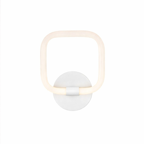 VenCore Seren White 6093-20062 - Μοντέρνο Επιτοίχιο Φωτιστικό Απλίκα LED 12W Λευκό Αλουμίνιο με Ρυθμιζόμενο CCT Λευκό - Ημέρας - Θερμό - Χειρισμός CCT μέσω Διακόπτη On-Off