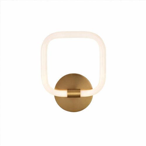 VenCore Seren Gold 6093-20064 - Μοντέρνο Επιτοίχιο Φωτιστικό Απλίκα LED 12W Χρυσό Αλουμίνιο με Ρυθμιζόμενο CCT Λευκό - Ημέρας - Θερμό - Χειρισμός CCT μέσω Διακόπτη On-Off