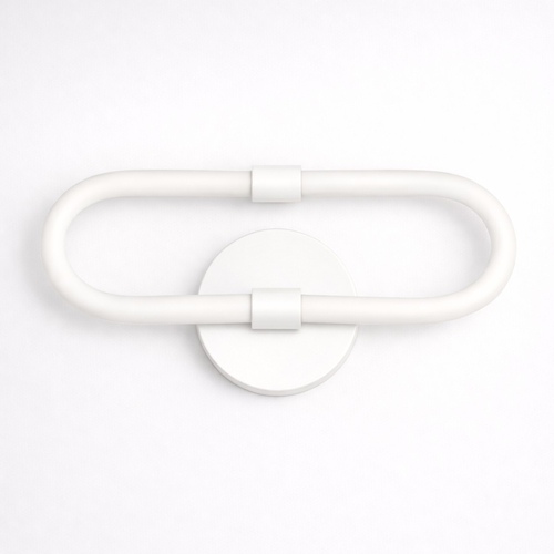 VenCore Circa White 6093-20066 - Μοντέρνο Επιτοίχιο Φωτιστικό Απλίκα LED 12W Λευκό Αλουμίνιο με Ρυθμιζόμενο CCT Λευκό - Ημέρας - Θερμό - Χειρισμός CCT μέσω Διακόπτη On-Off