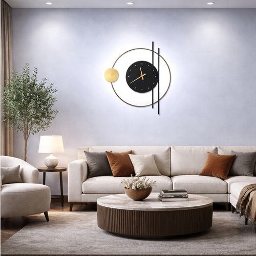 VenCore Horvian Gold 6093-20082 - Μοντέρνο Επιτοίχιο Φωτιστικό Απλίκα LED 12W Χρυσό Αλουμίνιο με Ρυθμιζόμενο CCT Λευκό - Ημέρας - Θερμό - Χειρισμός CCT μέσω Διακόπτη On-Off
