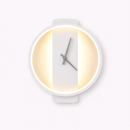 VenCore Chronor White 6093-20084 - Μοντέρνο Επιτοίχιο Φωτιστικό Απλίκα LED 12W Λευκό Αλουμίνιο με Ρυθμιζόμενο CCT Λευκό - Ημέρας - Θερμό - Χειρισμός CCT μέσω Διακόπτη On-Off